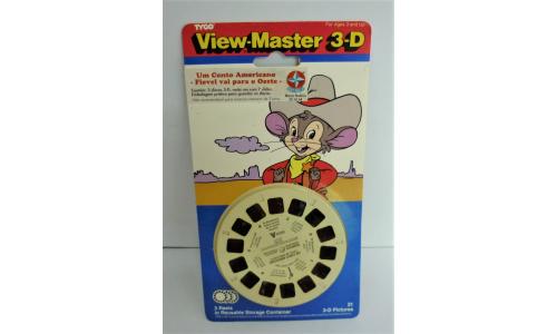 Estrela View Master 3D Discos Fievel Vai Para O Oeste